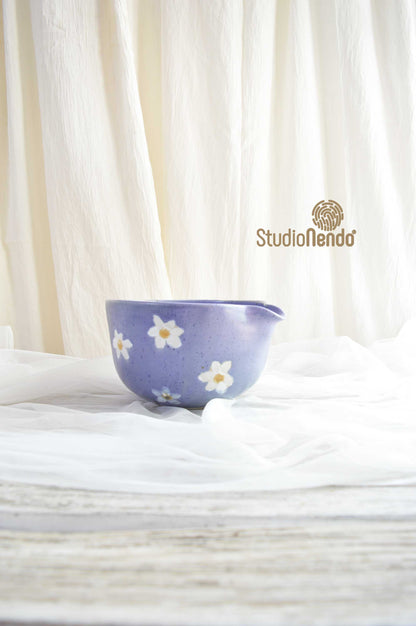 POUR OVER BOWL- LARGE- LILAC- DAISY COLLECTION