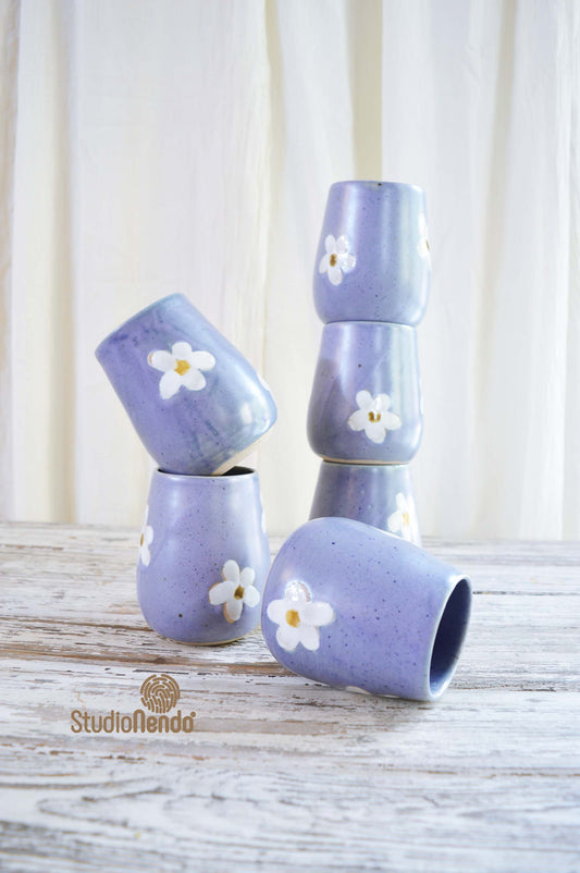 POTBELLY TUMBLER- SET OF 2- Daisy